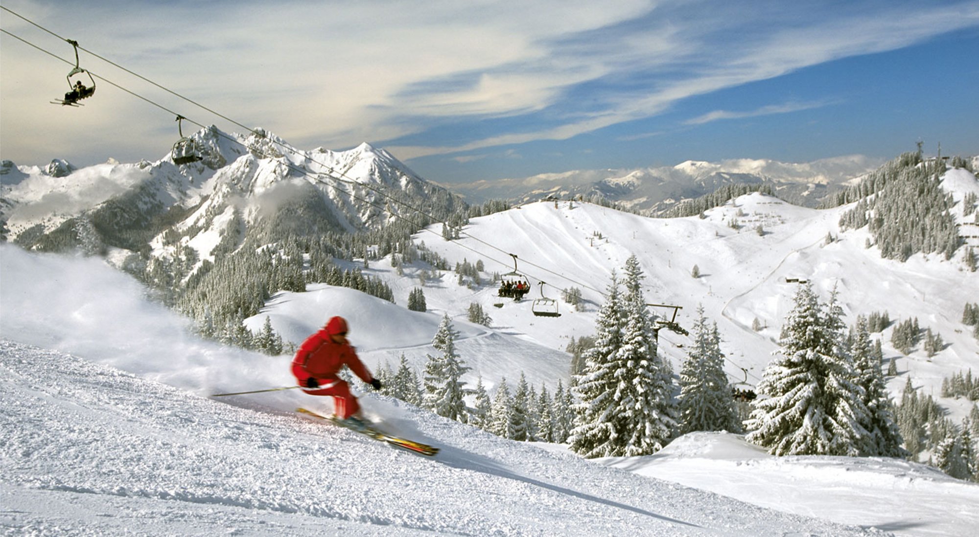 Skifahren auf bestens präparierten Pisten in Ski amadé