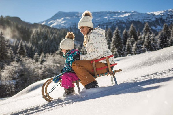 Rodeln am Hahnbaum in St. Johann im Pongau