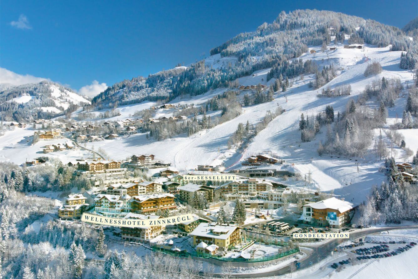 Top-Lage vom Hotel Zinnkrügl im Alpendorf